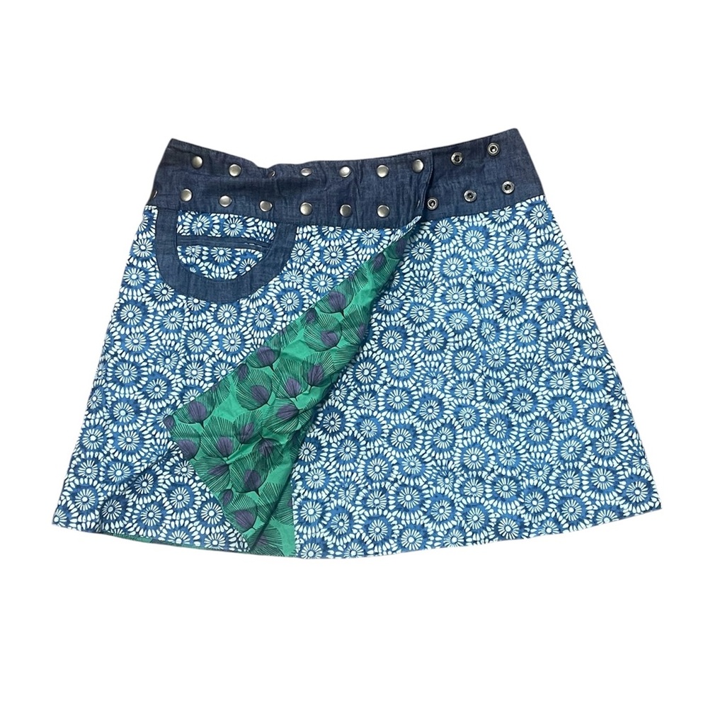 Apsara Boho Quirky Free Size Wrap Skirt